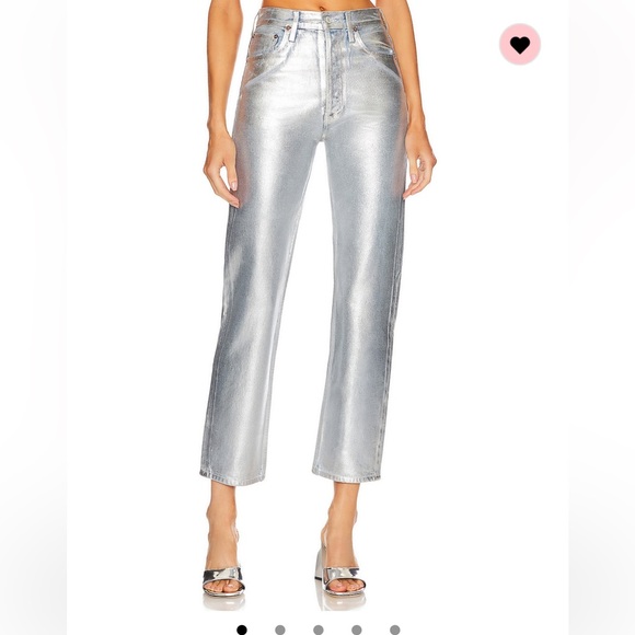 Agolde Silver Jeans - Picture 1 of 1